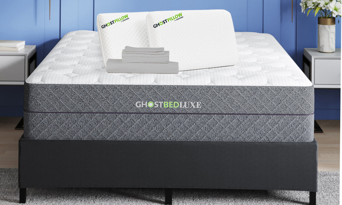 Comfort Bundle Complete Mattress Set with Foundation GhostBed®