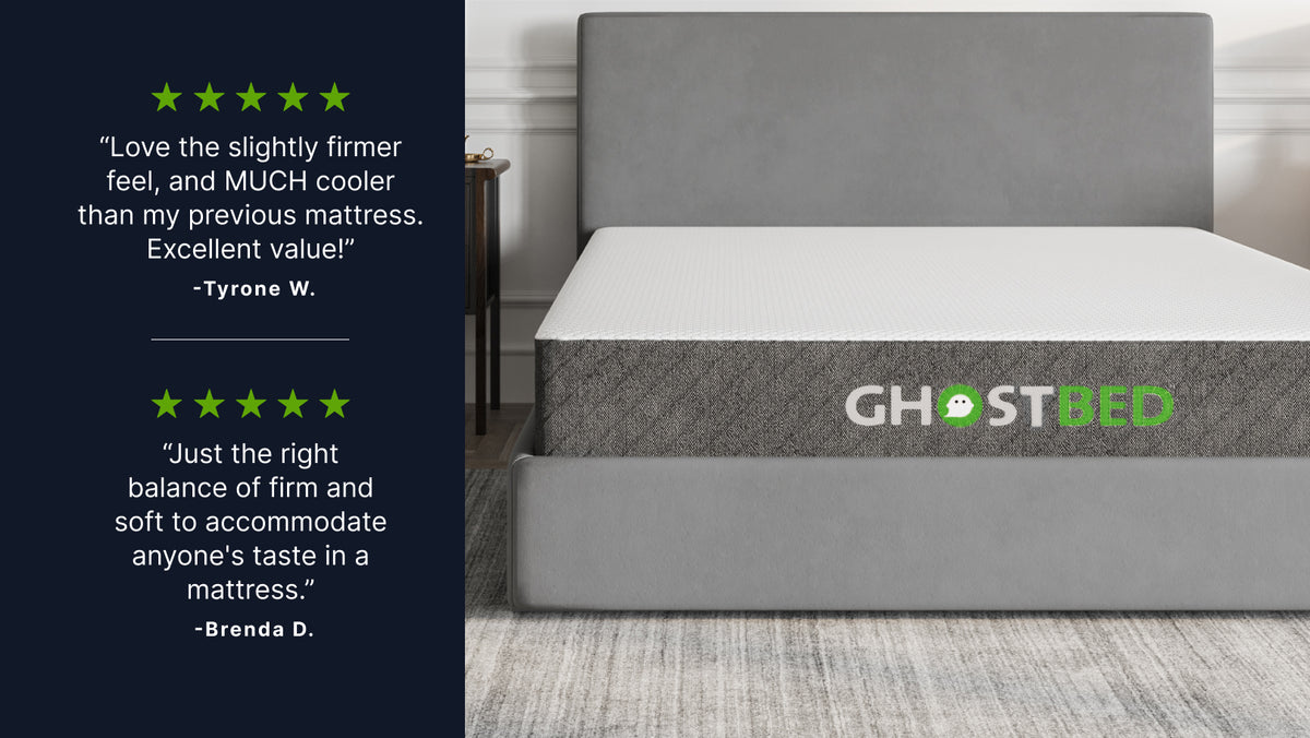 GhostBed Classic Memory Foam Mattress - Twin XL