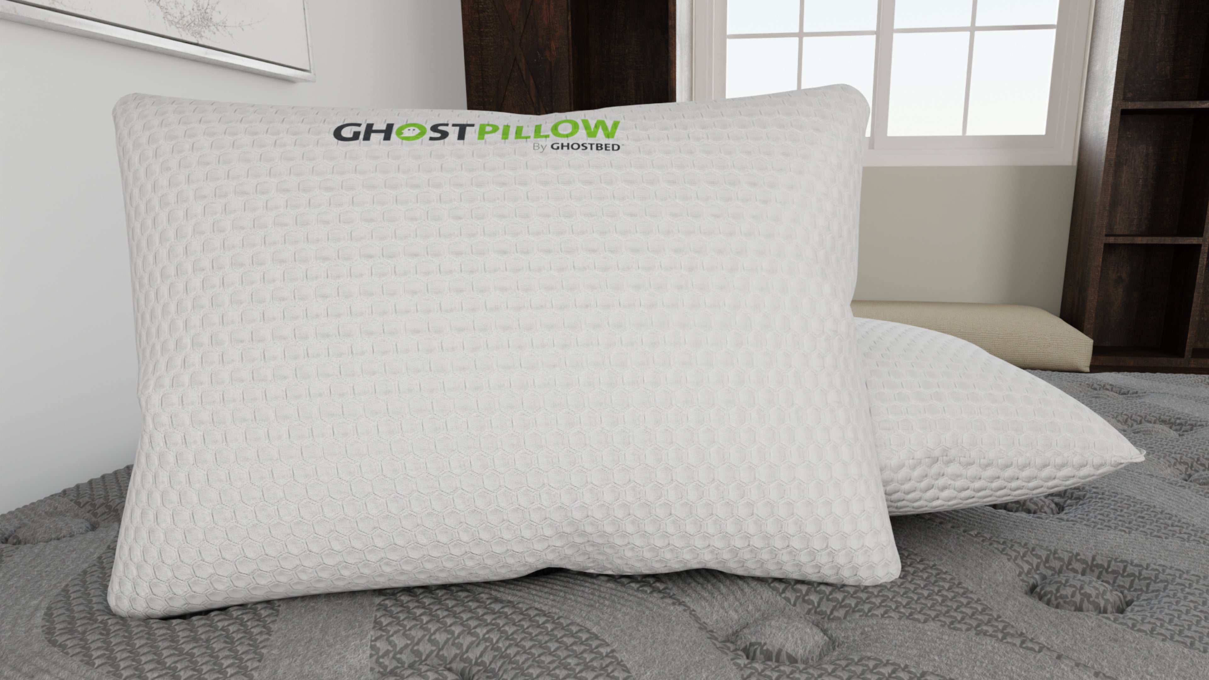 GhostPillow Shredded Memory Foam: Adjustable Comfort | GhostBed®, image size:3840x2160