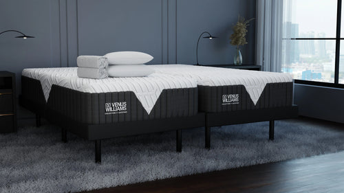 とっとページ Bestier Beige Wood Frame Full Platform Bed Upholestered