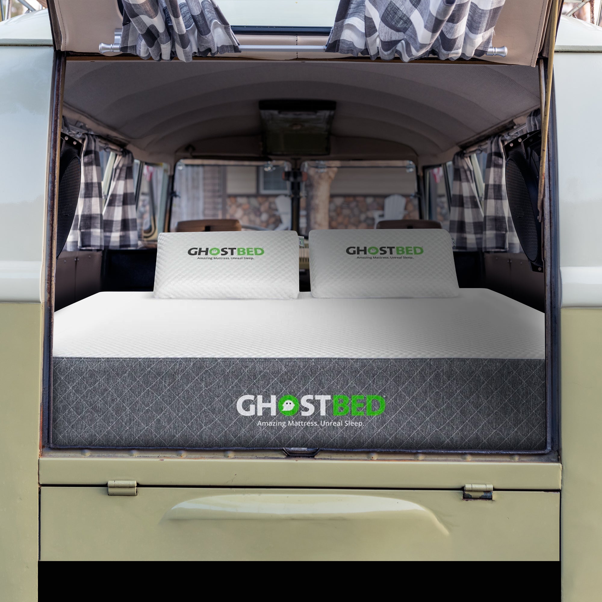 GhostBed 10 RV Mattress - Low Profile Gel Memory Foam - Short King