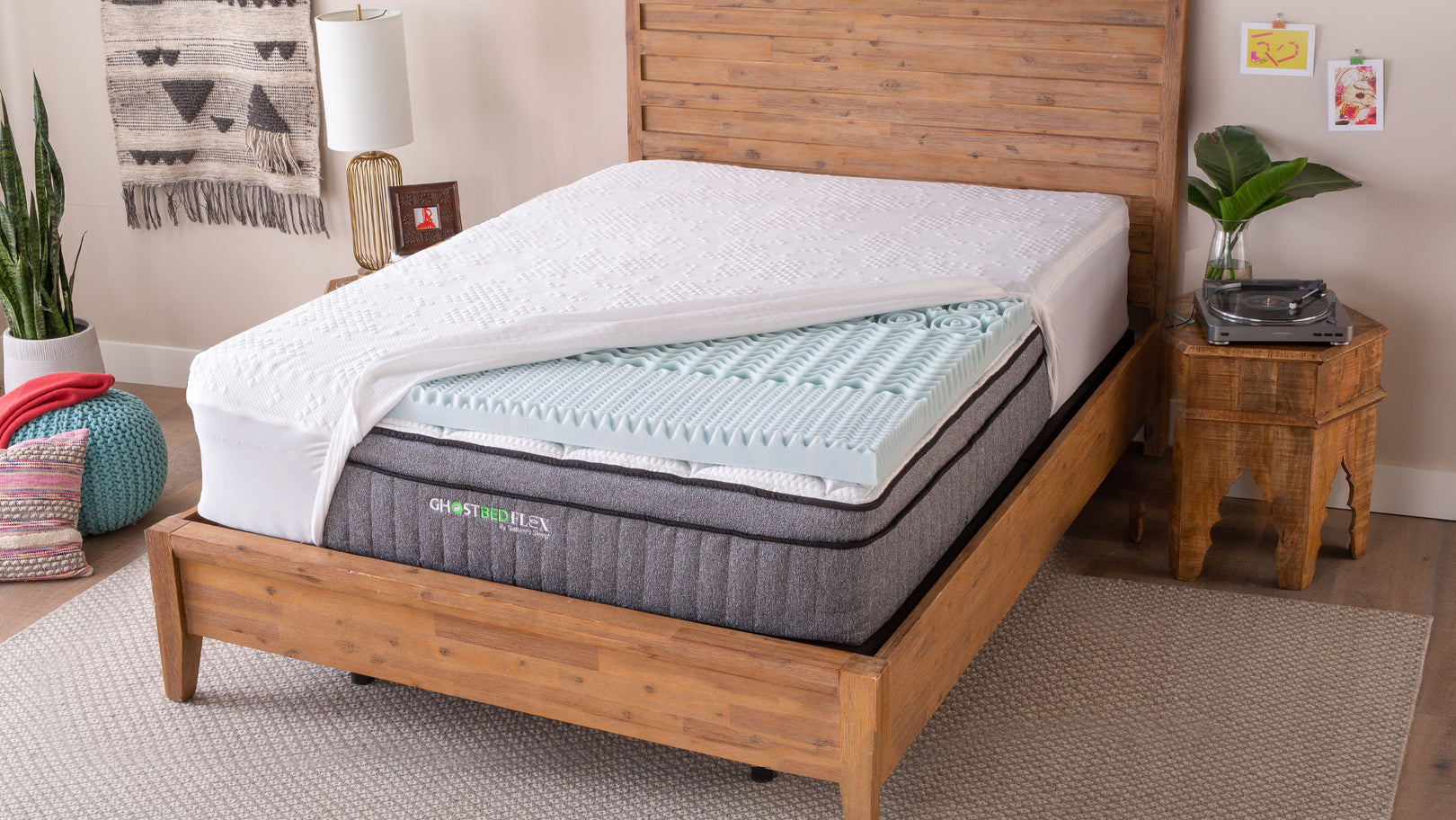 GhostBed Memory Foam Topper