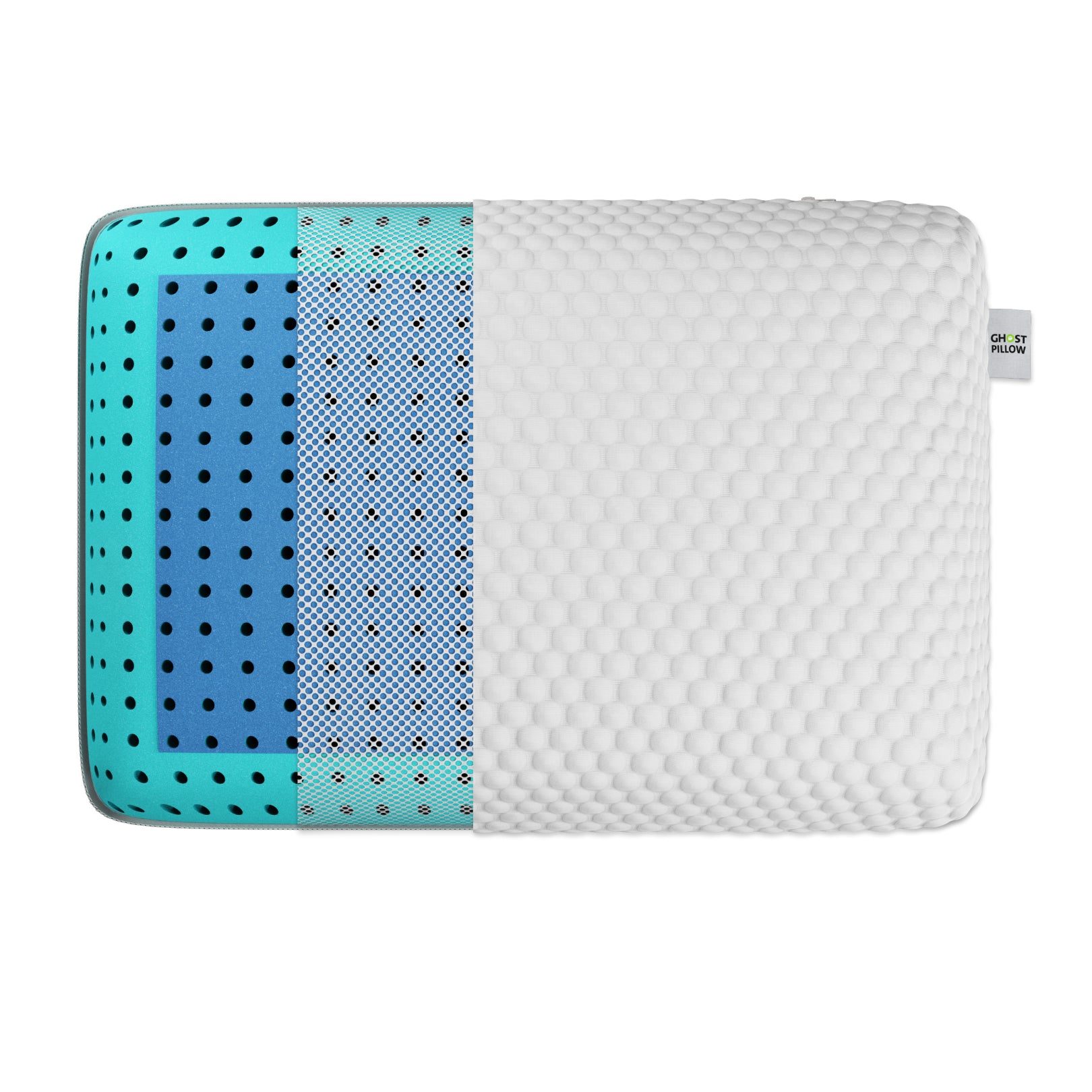 GhostPillow Gel Memory Foam The Coolest Pillow in the World GhostBed